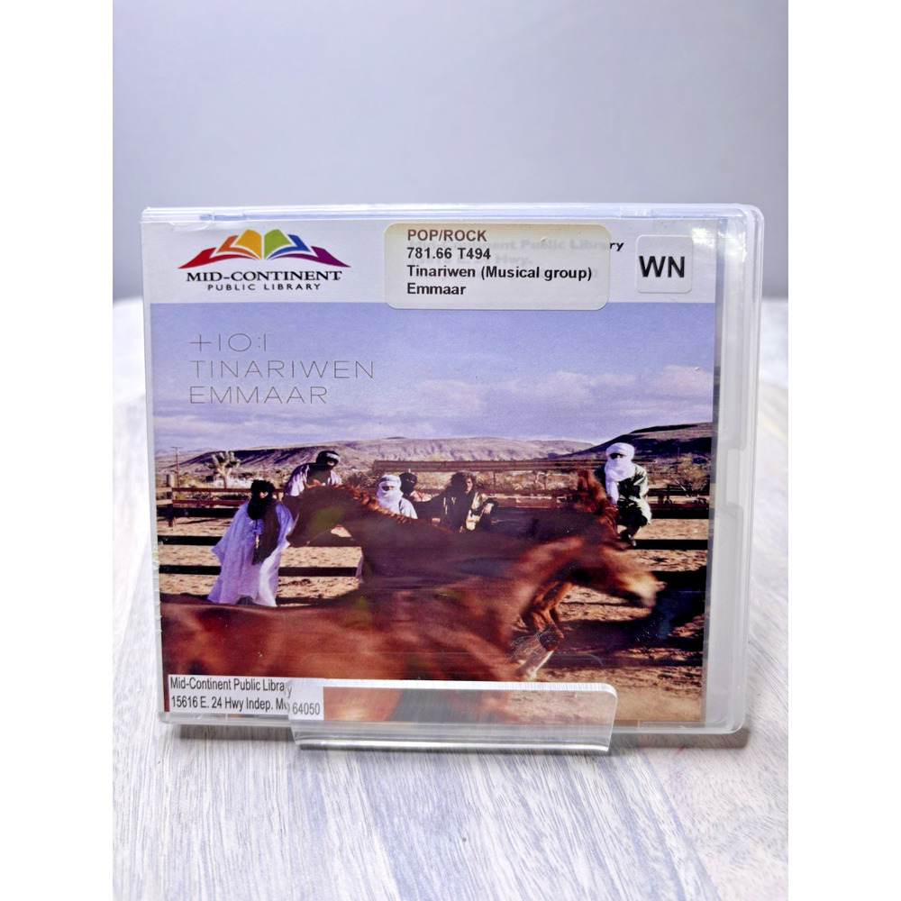 Tinariwen – Emmaar CD (2014) Saharan Desert Blues / World Music – Library Copy